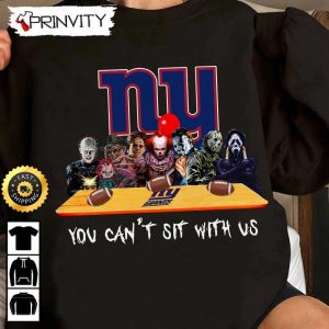 New York Giants Horror Movies Halloween Sweatshirt You Cant Sit With Us Gift For Halloween National Football League Unisex Hoodie T Shirt Long Sleeve Prinvity 2