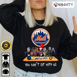 New York Mets Horror Movies Halloween Sweatshirt You Cant Sit With Us Gift For Halloween Major League Baseball Unisex Hoodie T Shirt Long Sleeve Prinvity 2