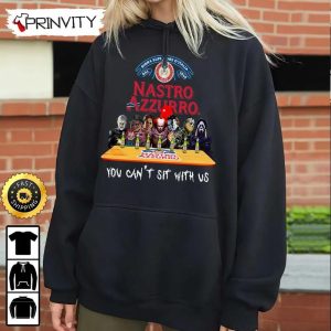 Peroni Beer Horror Movies Halloween Sweatshirt You Cant Sit With Us International Beer Day Gift For Halloween Unisex Hoodie T Shirt Long Sleeve Prinvity 3