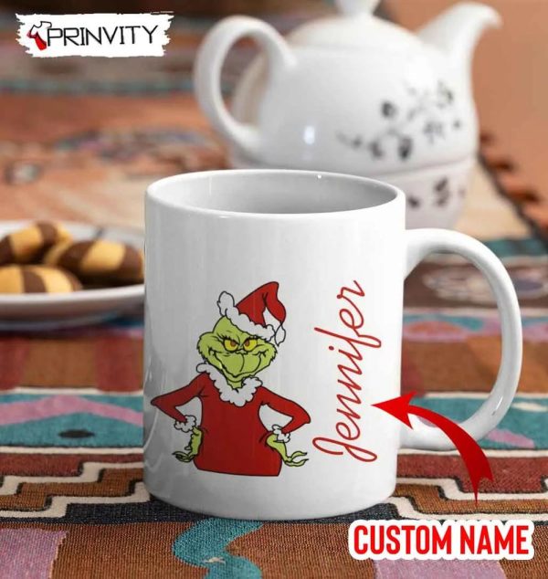 Personalization Merry Grinchmas Coffee Mugs, Custom Name Mugs Size 11oz & 15oz, Movies Christmas, Merry Grinch Mas, Best Christmas Gifts For You 2022, Happy Holidays – Prinvity
