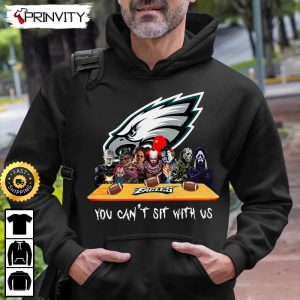 Philadelphia Eagles Horror Movies Halloween Sweatshirt You Cant Sit With Us Gift For Halloween National Football League Unisex Hoodie T Shirt Long Sleeve Prinvity 6