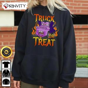 Pixar Cars Halloween Vampire Truck Or Treat Sweatshirt Walt Disney Gift For Halloween Unisex Hoodie T Shirt Long Sleeve Prinvity 5