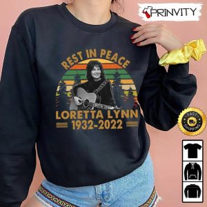 Rest In Peace Loretta Lynn 1932 2022 T Shirt Country Musics Iconic Unisex Hoodie Sweatshirt Long Sleeve Tank Top Prinvity 3