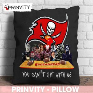 Tampa Bay Buccaneers Horror Movies Halloween Pillow, You Can't Sit With Us, Gift For Halloween, Tampa Bay Buccaneers Club National Football League - Prinvity 2