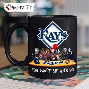 Tampa Bay Rays Horror Movies Halloween Mug, Size 11oz & 15oz, You Can't Sit With Us, Gift For Halloween, Tampa Bay Rays Club Major League Baseball - Prinvity