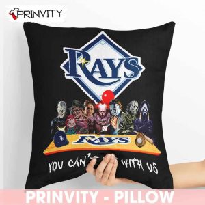 Tampa Bay Rays Horror Movies Halloween Pillow You Cant Sit With Us Gift For Halloween Tampa Bay Rays Club Major League Baseball Prinvity 1