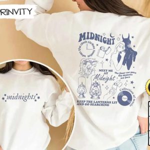 Taylor Meet Me At Midnight Double sided Sweatshirt Taylor New Album Midnight Midnight New Album 2022 Unisex Hoodie T Shirt Long Sleeve Tank Top Prinvity 1