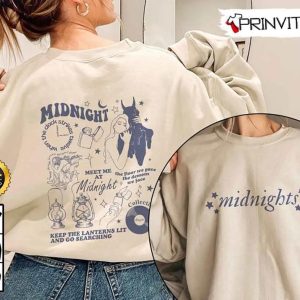 Taylor Meet Me At Midnight Double sided Sweatshirt Taylor New Album Midnight Midnight New Album 2022 Unisex Hoodie T Shirt Long Sleeve Tank Top Prinvity 3