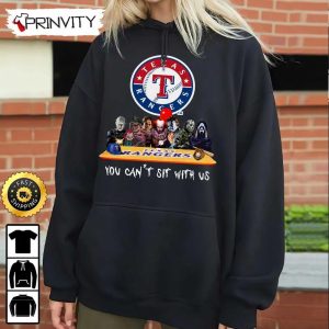 Texas Rangers Horror Movies Halloween Sweatshirt You Cant Sit With Us Gift For Halloween Major League Baseball Unisex Hoodie T Shirt Long Sleeve Prinvity 4