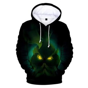 The Evil Grinch Christmas 2022 3D Hoodie All Over Printed, Merry Christmas, The Grinch Movie, The Grinch Stole Christmas, Gift For Christmas, Happy Holiday – Prinvity