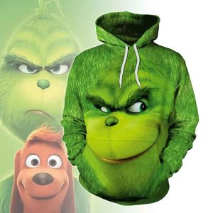 The Grinch Christmas 2022 3D Hoodie All Over Printed, The Grinch Movie, The Grinch Stole Christmas, Gift For Christmas, Happy Holiday - Prinvity