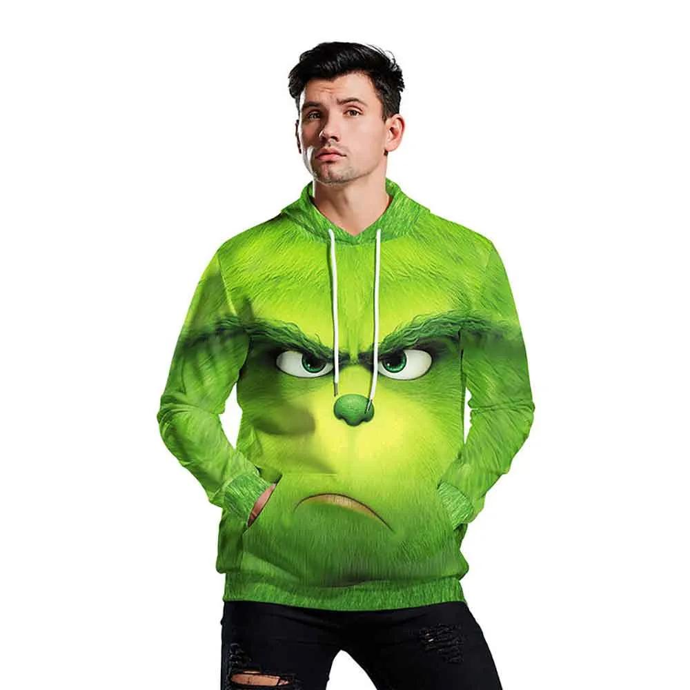 The Grinch Christmas 3D Hoodie All Over Printed, The Grinch Movie, The Grinch Stole Christmas, Gift For Christmas, Happy Holiday - Prinvity