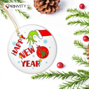 The Grinch Christmas Happy New Year 2023 Ornaments Ceramic Best Christmas Gifts For 2022 Merry Christmas Happy Holidays Prinvity 2