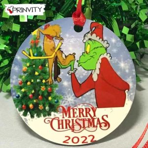 The Grinch Christmas Merry Christmas 2022 Ornaments Ceramic, Best Christmas Gifts For 2022, Happy Holidays – Prinvity