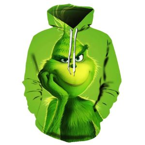 The Grinch Smile Chill Christmas Unique 2022 3D Hoodie All Over Printed, The Grinch Movie, The Grinch Stole Christmas, Gift For Christmas, Happy Holiday – Prinvity