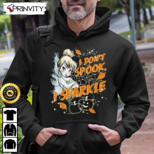 Tinkerbell Dont Spook Sparkle Halloween Sweatshirt Walt Disey Gift For Halloween Unisex Hoodie T Shirt Long Sleeve Prinvity 5