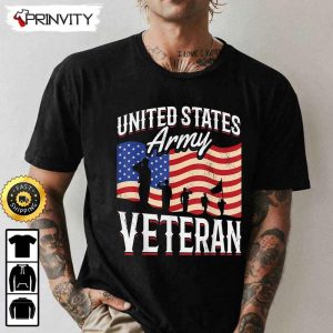 United States Army Veteran Hoodie 4th of July Thank You For Your Service Patriotic Veterans Day Unisex Sweatshirt T Shirt Long Sleeve Prinvity 2