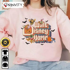 Walt Disney World Halloween Winnie The Pooh Halloween Pumpkin Sweatshirt Walt Disney Gift For Halloween Unisex Hoodie T Shirt Long Sleeve Prinvity 2