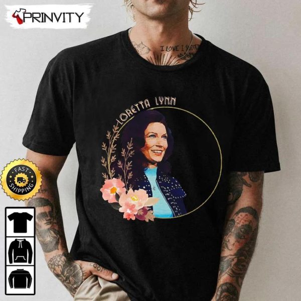 Loretta Lynn Legends Country Music’s T-Shirt, Unisex Hoodie, Sweatshirt, Long Sleeve, Tank Top – Prinvity