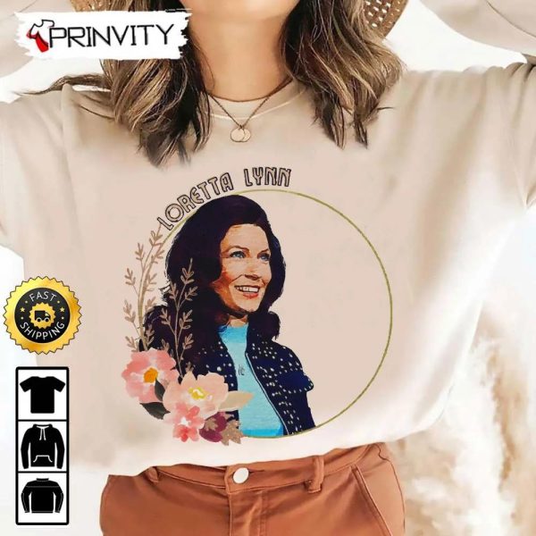 Loretta Lynn Legends Country Music’s T-Shirt, Unisex Hoodie, Sweatshirt, Long Sleeve, Tank Top – Prinvity