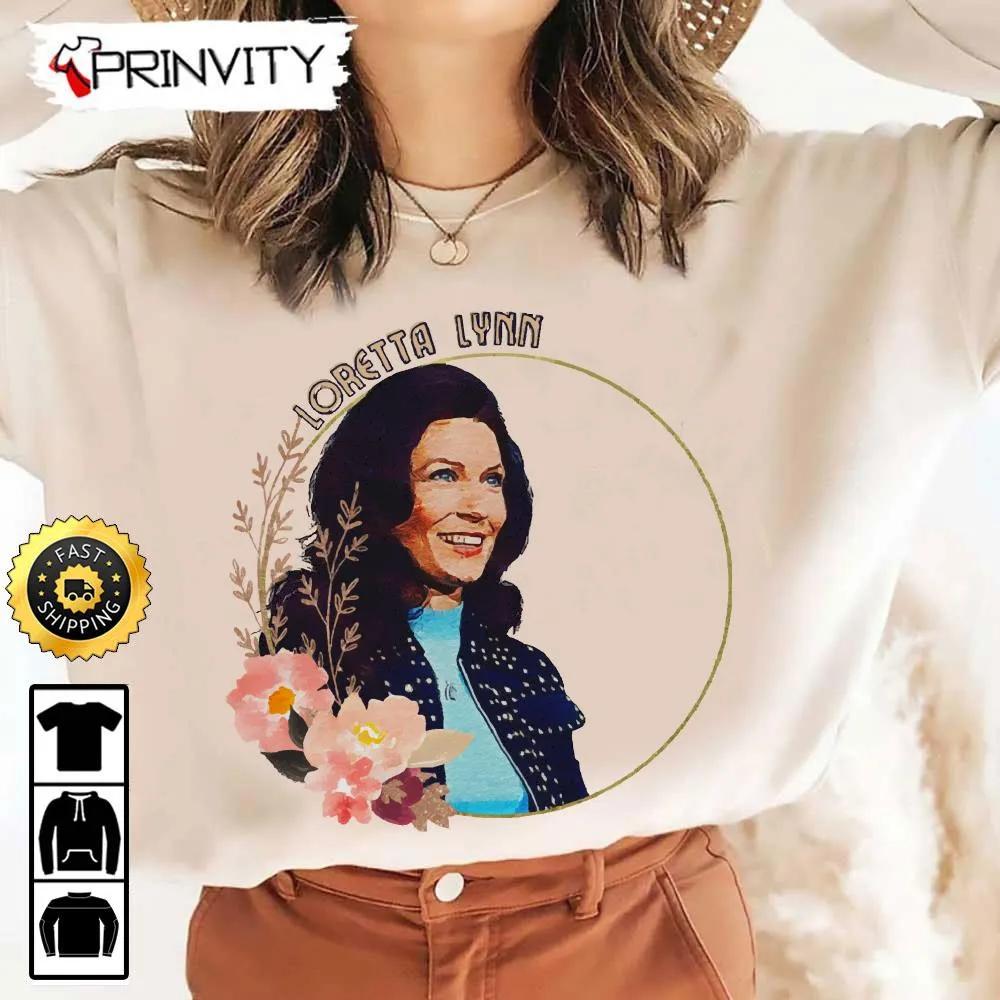 Loretta Lynn Legends Country Music's T-Shirt, Unisex Hoodie, Sweatshirt, Long Sleeve, Tank Top - Prinvity