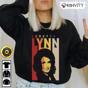 loretta lynn legends Country Musics Vintage T Shirt Unisex Hoodie Sweatshirt Long Sleeve Tank Top Prinvity 3