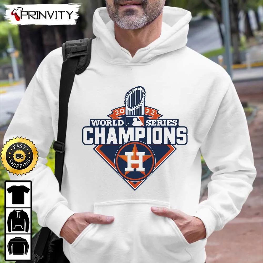 2022 World Series Champions Houston Astros T-Shirt, Major League Baseball, Gifts For Fans Baseball Mlb, Unisex Hoodie, Sweatshirt, Long Sleeve - Prinvity