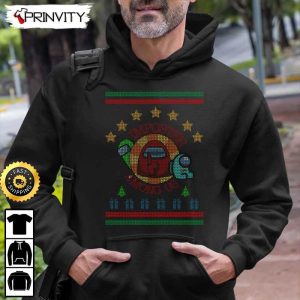 Among US Imposter Ugly Sweatshirt Best Christmas Gifts 2022 Merry Christmas Happy Holidays Unisex Hoodie T Shirt Long Sleeve Prinvity 4