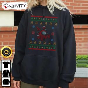 Among US Ugly Sweatshirt Best Christmas Gifts 2022 Merry Christmas Happy Holidays Unisex Hoodie T Shirt Long Sleeve Prinvity 4