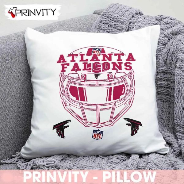 Atlanta Falcons NFL Pillow, National Football League, Best Christmas Gifts For Fans, Size 14”x14”, 16”x16”, 18”x18”, 20”x20” – Prinvity