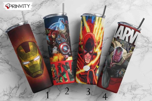 Avenger Marvel Skinny 20oz Tumbler, Best Christmas Gifts For 2022- Prinvity