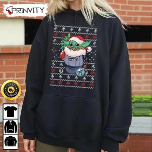 Baby Yoda Merry Christmas Ugly Sweatshirt Best Christmas Gifts 2022 Happy Holidays Unisex Hoodie T Shirt Long Sleeve Prinvity 3
