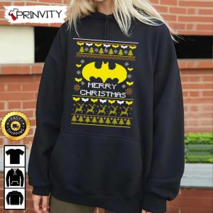 Batman Mery Christmas Ugly Sweatshirt DC Comics Best Christmas Gifts 2022 Happy Holidays Unisex Hoodie T Shirt Long Sleeve Prinvity 3
