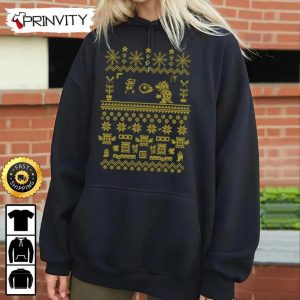 Best Christmas Gift For Mario Game Fans Christmas Sweatshirt Merry Christmas Happy Holidays Unisex Hoodie T Shirt Long Sleeve Prinvity 3