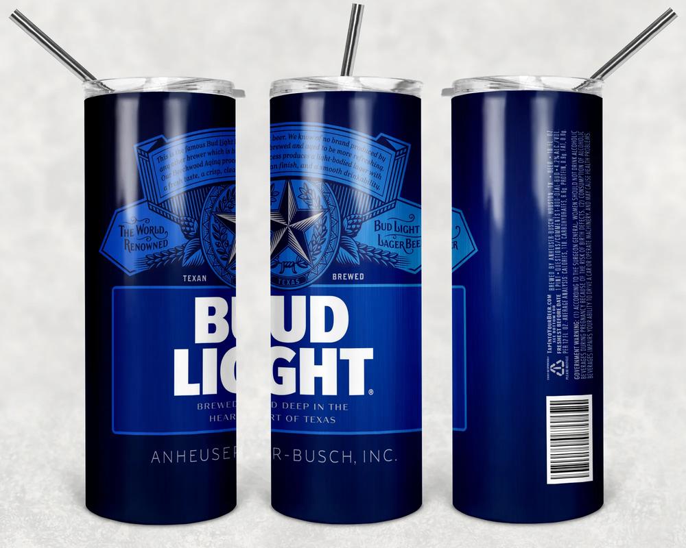 Bud Light Canada Beer 20oz Skinny Tumbler, Best Christmas Gifts For 2022- Prinvity