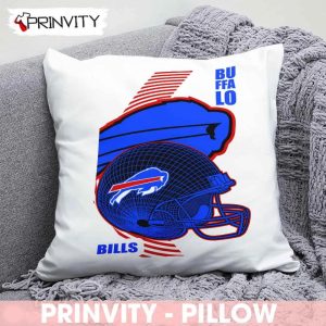Buffalo Bills NFL Pillow, National Football League, Best Christmas Gifts For Fans – Prinvity, Size 14”x14”, 16”x16”, 18”x18”, 20”x20”