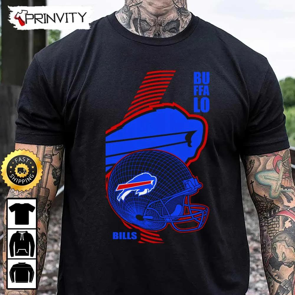 Buffalo Bills Nfl T-Shirt, National Football League, Best Christmas Gifts For Fans, Unisex Hoodie, Sweatshirt, Long Sleeve - Prinvity