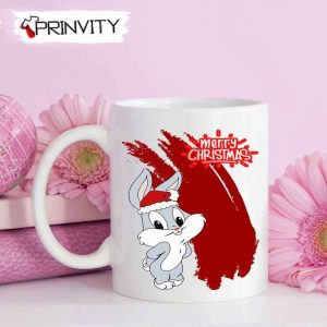 Bugs Bunny Merry Christmas Mug, Size 11oz & 15oz, Best Christmas Gifts 2022, Happy Holidays - Prinvity