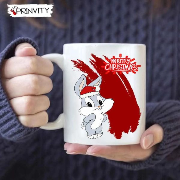 Bugs Bunny Merry Christmas Mug, Size 11oz & 15oz, Best Christmas Gifts 2022, Happy Holidays – Prinvity