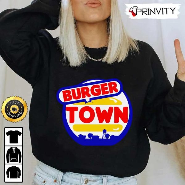 Call Of Duty Modern Warfare 2 Burger Town T-Shirt, Pc & Ps4, Infinity Ward, Activision, Best Christmas Gifts For Fans, Unisex Hoodie, Sweatshirt, Long Sleeve – Prinvity