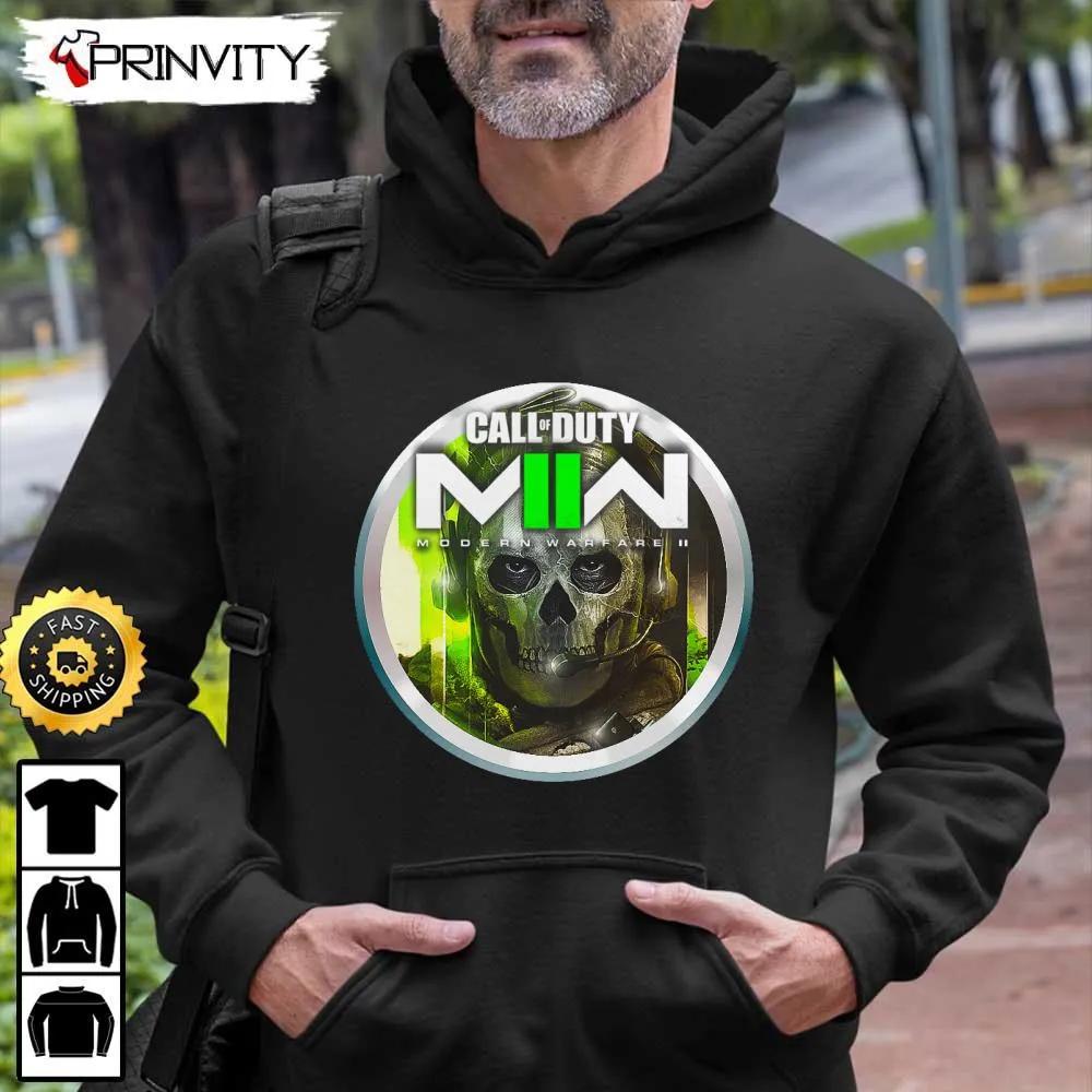 Call Of Duty Modern Warfare 2 Logo T-Shirt, PC & PS4, Infinity Ward, Activision, Best Christmas Gifts For Fans, Unisex Hoodie, Sweatshirt, Long Sleeve - Prinvity