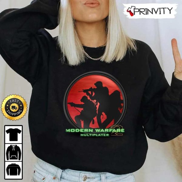 Call Of Duty Modern Warfare 2 Multiplayer PC & PS4 T-Shirt, Infinity Ward, Activision, Best Christmas Gifts For Fans, Unisex Hoodie, Sweatshirt, Long Sleeve – Prinvity