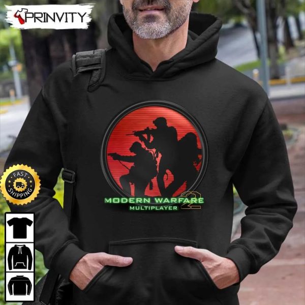 Call Of Duty Modern Warfare 2 Multiplayer PC & PS4 T-Shirt, Infinity Ward, Activision, Best Christmas Gifts For Fans, Unisex Hoodie, Sweatshirt, Long Sleeve – Prinvity