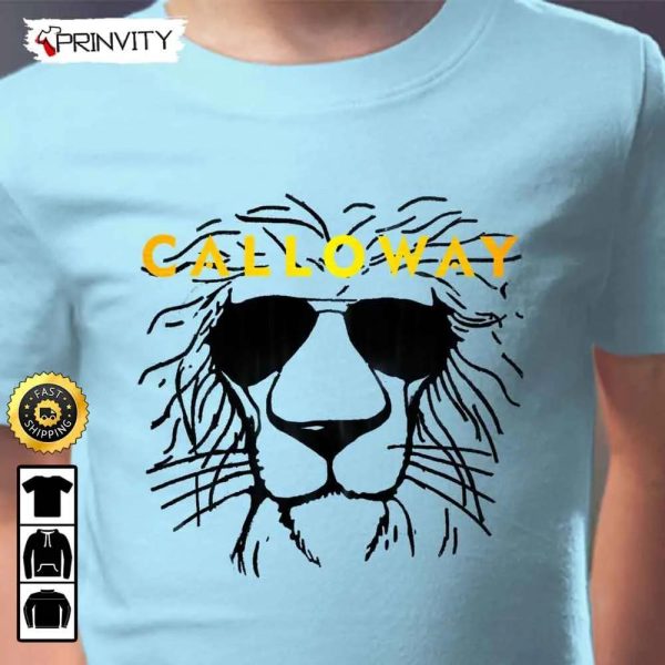 Calloway Lion Face T-Shirt, Lion Rockstar Face Funny, Cool Lion Head, Best Christmas Gifts 2022, Best Gifts For Xmas, Unisex Hoodie, Sweatshirt, Long Sleeve – Prinvity