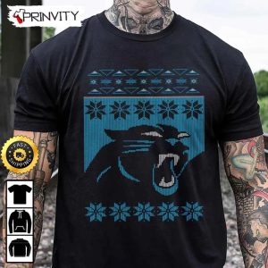 Carolina Panthers NFL Ugly Christmas T Shirt National Football League Best Christmas Gifts For Fans Unisex Hoodie Sweatshirt Long Sleeve Prinvity 1