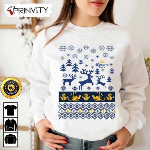 Corona Extra Beer Ugly Sweatshirt, Best Gifts For Beer Lover, Merry Christmas, Happy Holidays, Unisex Hoodie, T-Shirt, Long Sleeve – Prinvity