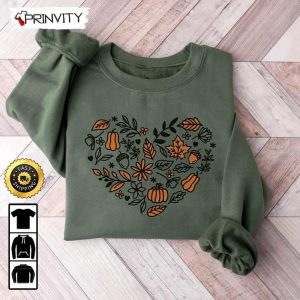 Cottagecore Fall Thanksgiving Crewneck Pumpkin Patch Sweatshirt Best Thanksgiving Gifts For 2022 Autumn Happy Thankful Unisex Hoodie T Shirt Long Sleeve Prinvity 5
