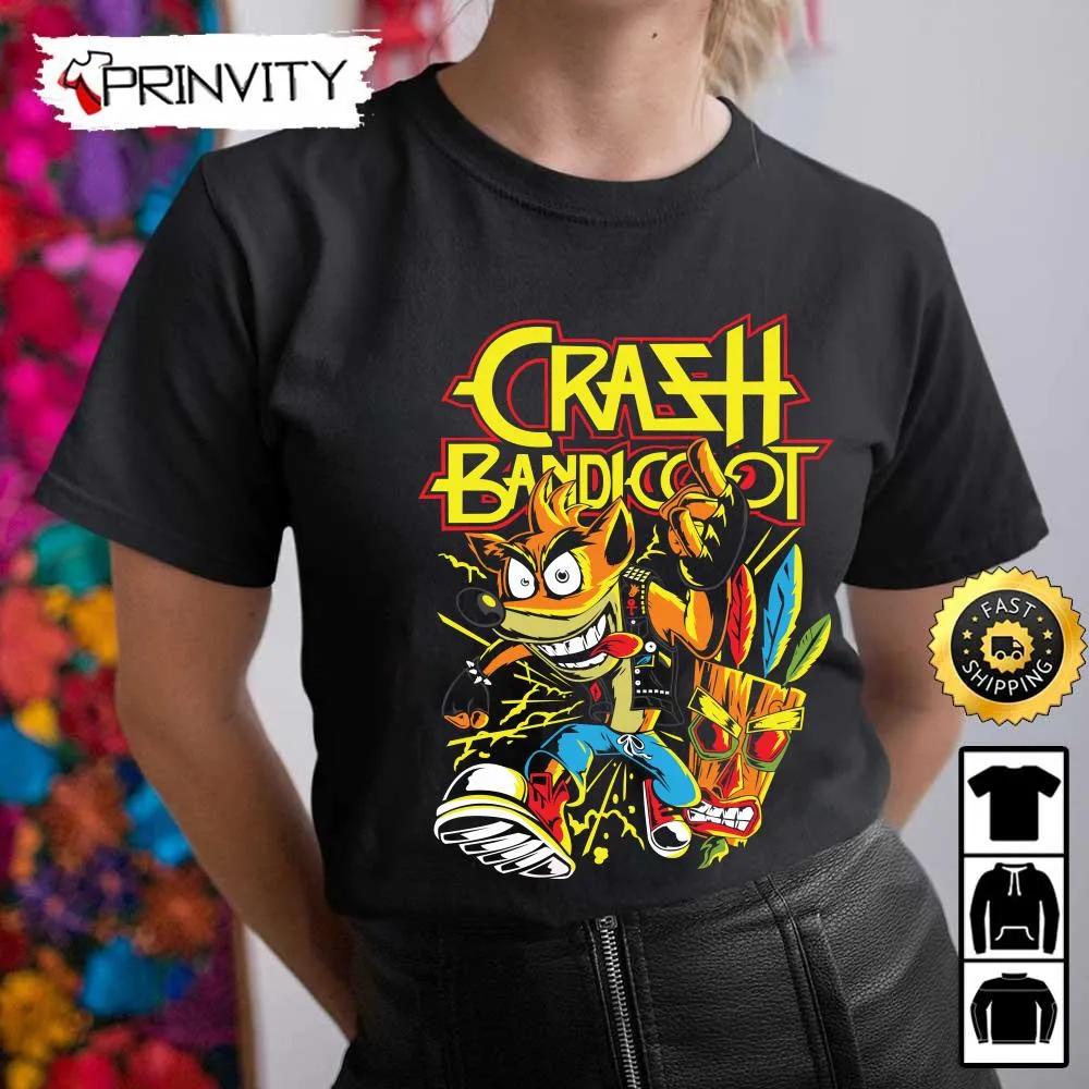 Crash Bandicoot Video Game T-Shirt, Best Christmas Gifts 2022, Unisex Hoodie, Sweatshirt, Long Sleeve - Prinvity Crash Bandicoot Video Game T-Shirt, Best Christmas Gifts 2022, Unisex Hoodie, Sweatshirt, Long Sleeve - Prinvity