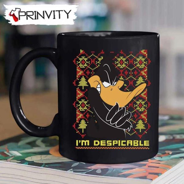 Daffy Duck I’m Despicable Mug, Size 11oz & 15oz, Best Christmas Gifts For 2022, Merry Christmas, Happy Holidays – Prinvity