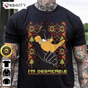 Daffy Duck Im Despicable Sweatshirt Best Christmas Gifts For 2022 Merry Christmas Happy Holidays Unisex Hoodie T Shirt Long Sleeve Prinvity HDCom0102 1